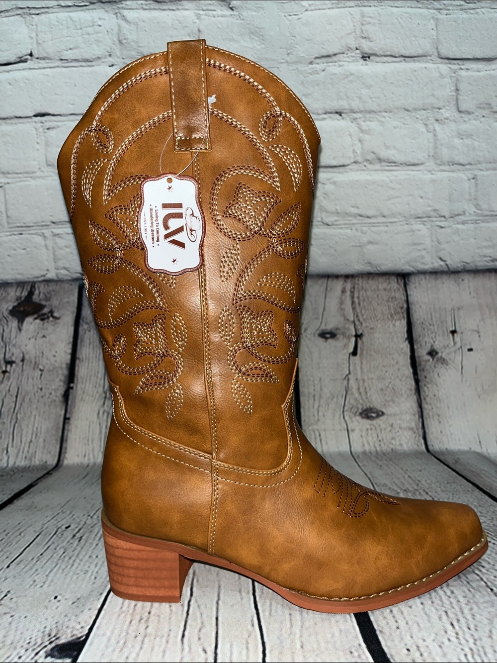 ✅SOLD✅ NWT IUV Women’s Western Cowboy Boots Size 7.5 - Picture 15 of 17